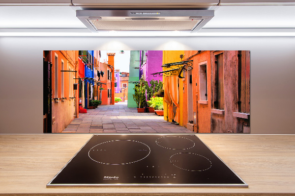 Glasrückwand für die küche Bunte Straßen