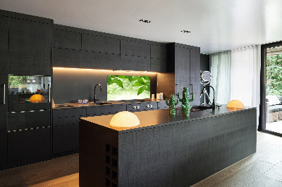 Küchen wandpaneel Grüne Blätter