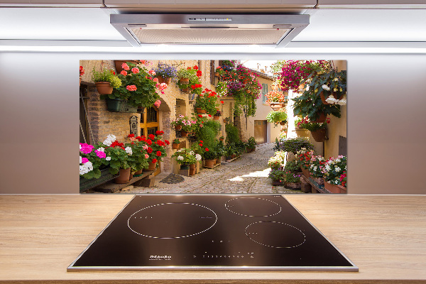 Küchen wandpaneel Eine charmante Straße