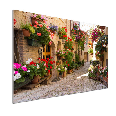Küchen wandpaneel Eine charmante Straße