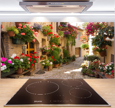 Küchen wandpaneel Eine charmante Straße