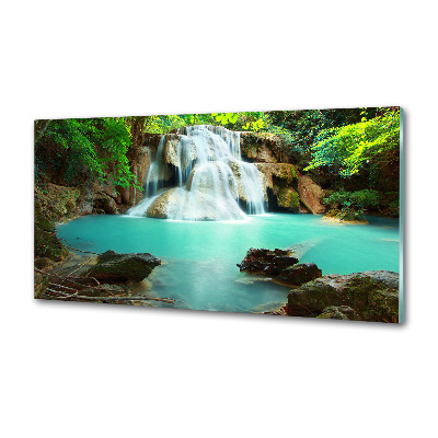 Glasrückwand für die küche Kaskade