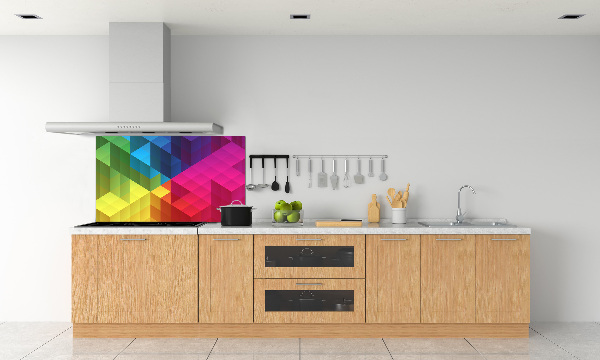 Glasrückwand für die küche Geometrischer Hintergrund