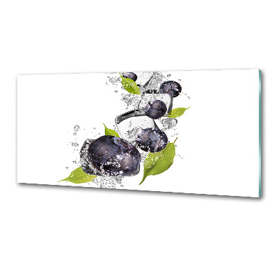 Platte für Küchenrückwand Beeren mit Eis