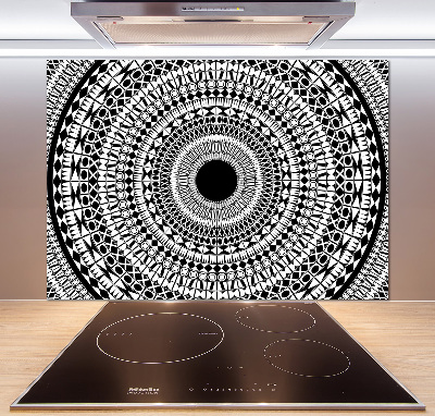 Küchen wandpaneel Kreisornamente