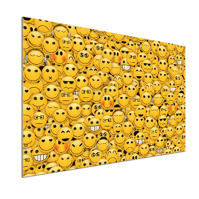 Platte für Küchenrückwand Emoticons