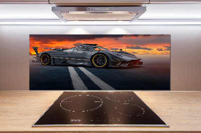 Platte für Küchenrückwand Rennfahrer