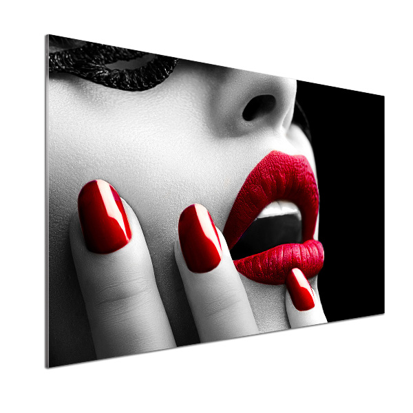 Platte für Küchenrückwand Spitzenmaske