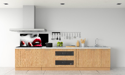 Platte für Küchenrückwand Spitzenmaske