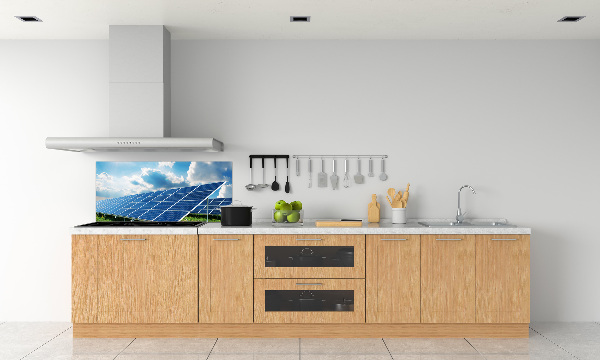 Platte für Küchenrückwand Solarbatterien