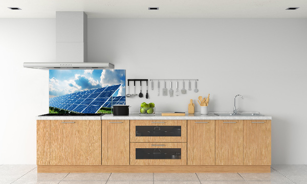 Platte für Küchenrückwand Solarbatterien