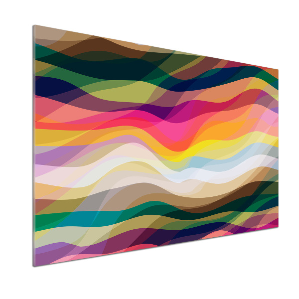 Platte für Küchenrückwand Abstrakte Wellen