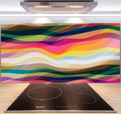 Platte für Küchenrückwand Abstrakte Wellen