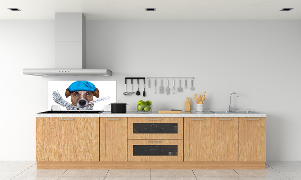 Küchen wandpaneel Kranker Hund