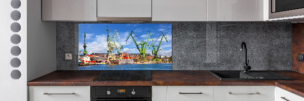 Platte für Küchenrückwand Werft in Danzig