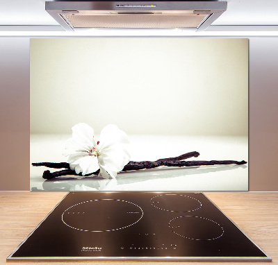 Glasrückwand für die küche Vanilleschote