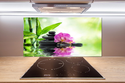 Platte für Küchenrückwand Orchidee