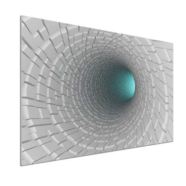 Platte für Küchenrückwand 3D-Tunnel
