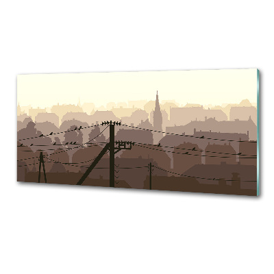 Platte für Küchenrückwand Stadtgrenze