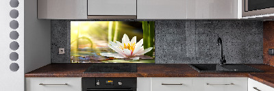 Platte für Küchenrückwand Seerose