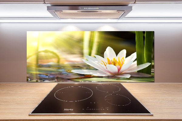 Platte für Küchenrückwand Seerose