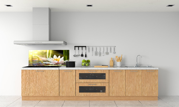 Platte für Küchenrückwand Seerose