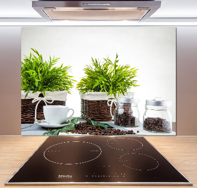 Glasrückwand für die küche Kaffeehaus-Thema