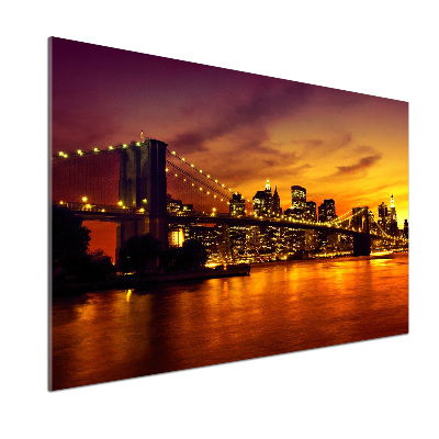 Platte für Küchenrückwand Brooklyn Bridge