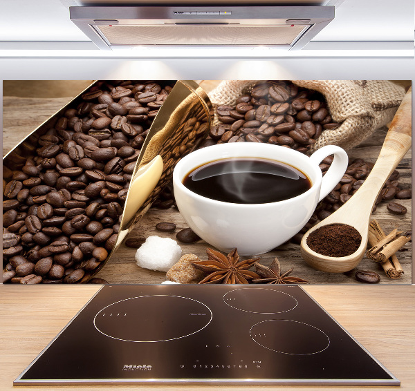 Platte für Küchenrückwand Eine Tasse Kaffee