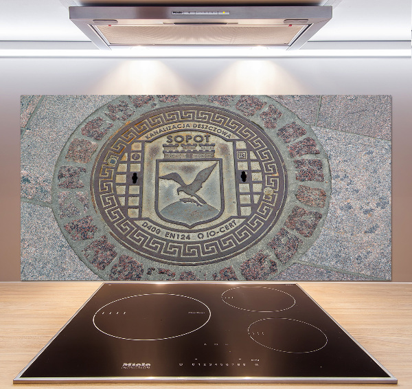 Platte für Küchenrückwand Sopot-Brunnen