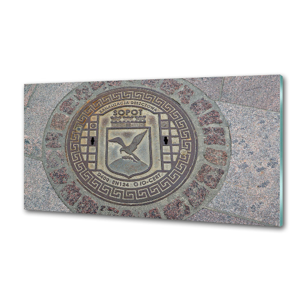 Platte für Küchenrückwand Sopot-Brunnen