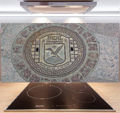 Platte für Küchenrückwand Sopot-Brunnen