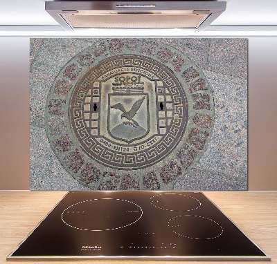 Platte für Küchenrückwand Sopot-Brunnen