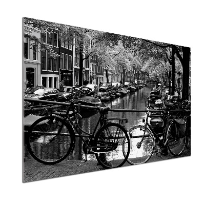 Platte für Küchenrückwand Amsterdam Bikes