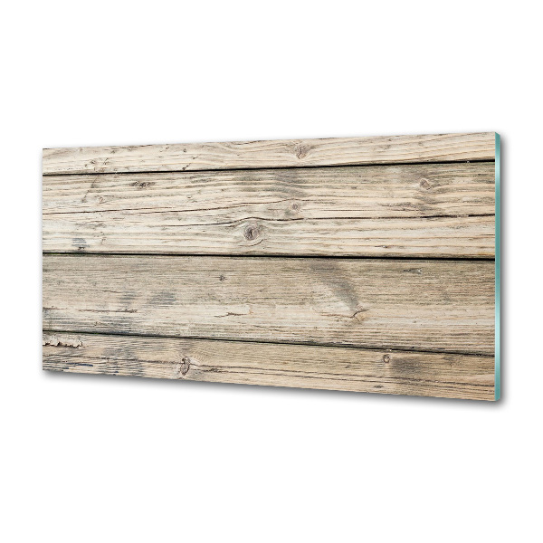 Platte für Küchenrückwand Holzhintergrund