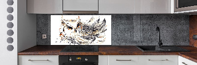 Küchen wandpaneel Eule
