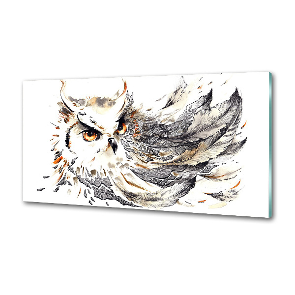 Küchen wandpaneel Eule