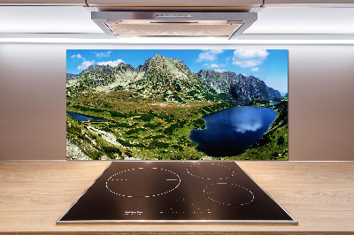 Küchen wandpaneel Ein Tal in den Bergen