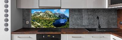 Küchen wandpaneel Ein Tal in den Bergen