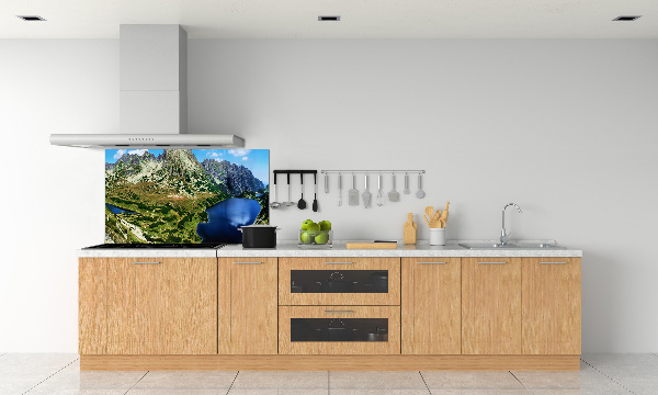 Küchen wandpaneel Ein Tal in den Bergen