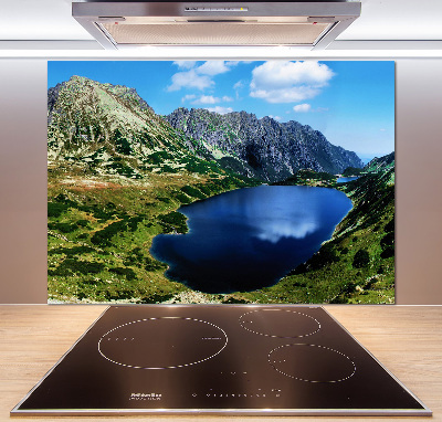 Küchen wandpaneel Ein Tal in den Bergen