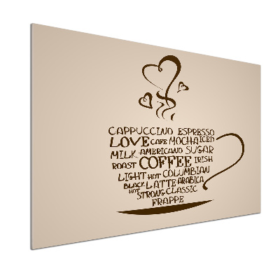 Platte für Küchenrückwand Eine Tasse Kaffee