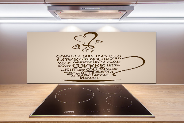 Platte für Küchenrückwand Eine Tasse Kaffee