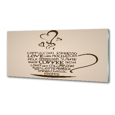 Platte für Küchenrückwand Eine Tasse Kaffee