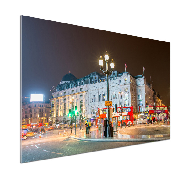 Glasrückwand für die küche London bei Nacht