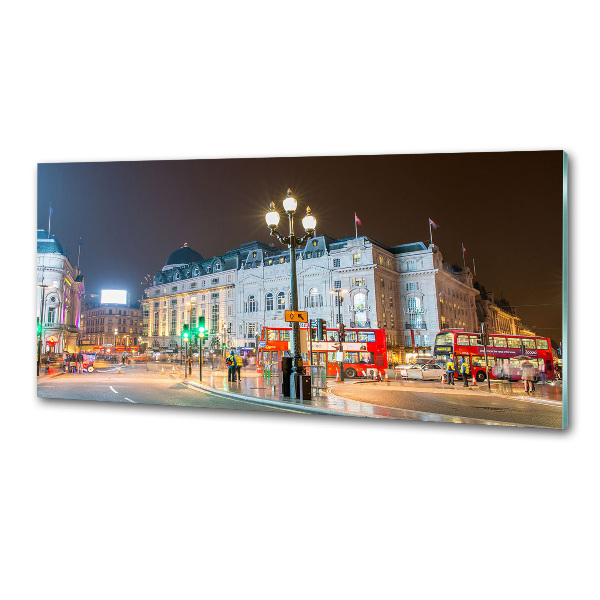 Glasrückwand für die küche London bei Nacht