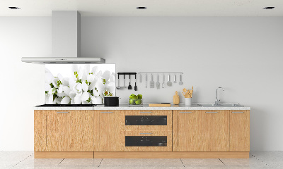 Glasrückwand für die küche Schneeglöckchen