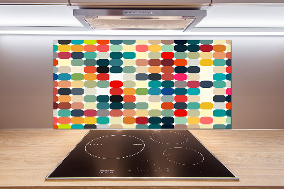 Glasrückwand für die küche Geometrischer Hintergrund