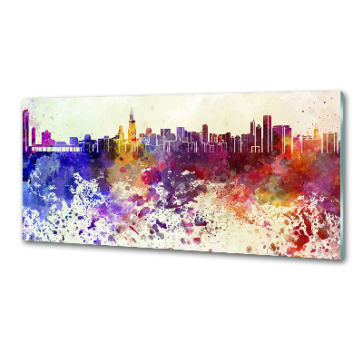 Platte für Küchenrückwand Das farbenfrohe Chicago