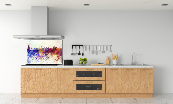 Platte für Küchenrückwand Das farbenfrohe Chicago